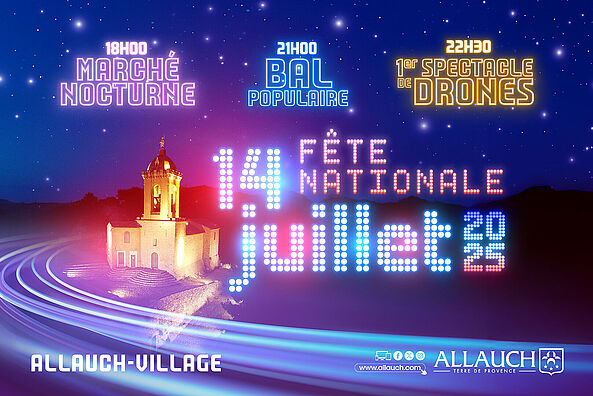 Venez célébrer le 14 juillet à Allauch