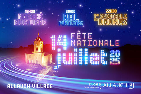 Venez fêter le 14 juillet à Allauch