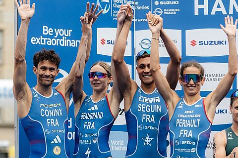 Yanis Seguin vice-champion du monde de triathlon en relais mixte !