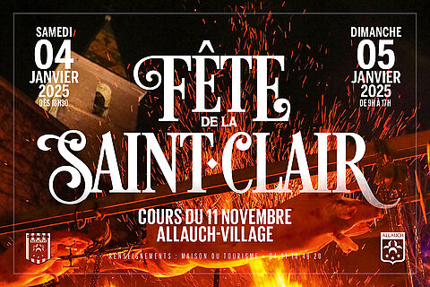 Fête de la Saint-Clair : « Les Médiévales » vous attendent nombreux au cœur du village les samedi 4 et dimanche 5 janvier