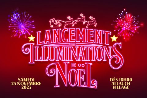 Noël à Allauch : lancement des illuminations et feu d’artifice