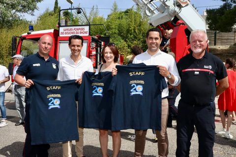 Une fierté de célébrer les 20 ans de la caserne des pompiers d’Allauch et de Plan-de-Cuques ce dimanche au Logis-neuf ! 