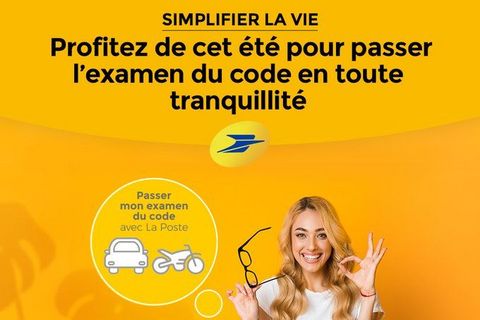 Nouveau service de proximité : passer l’examen du code de la route à La Poste du Logis-Neuf