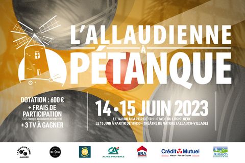 Inscrivez-vous pour la 3ème édition de « L’Allaudienne à Pétanque » les 14 et 15 juin prochains !