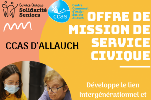 Recrutement Service Civique au sein du CCAS d'Allauch !