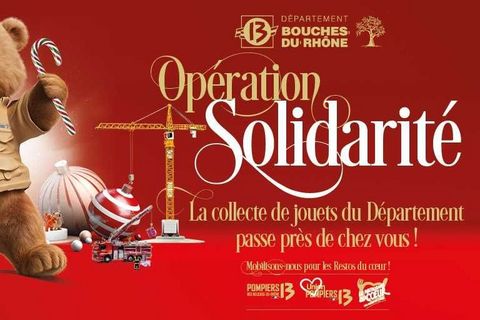 « Opération Solidarité » du Département13 : grande collecte de jouets à Allauch