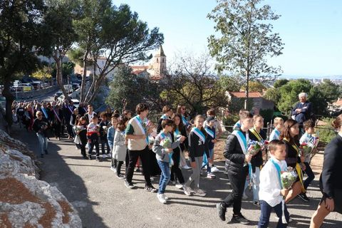 De nombreux jeunes mobilisés pour les commémorations du 11 novembre à Allauch