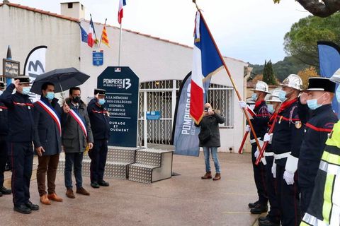 À Allauch, de l’émotion pour la cérémonie de la Sainte-Barbe, sainte patronne de nos soldats du feu !