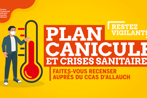 Plan Canicule, faites-vous recenser auprès du CCAS !