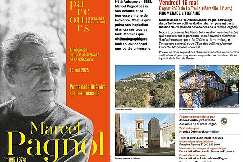 À l'occasion du 130e anniversaire de Marcel Pagnol, plongez dans le décor de ses œuvres grâce à une promenade littéraire