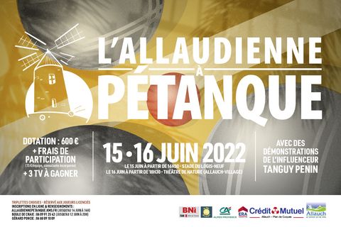 Allaudienne à Pétanque : venez vous mesurer à Tanguy Penin et assister à la finale ce jeudi à partir de 18h30