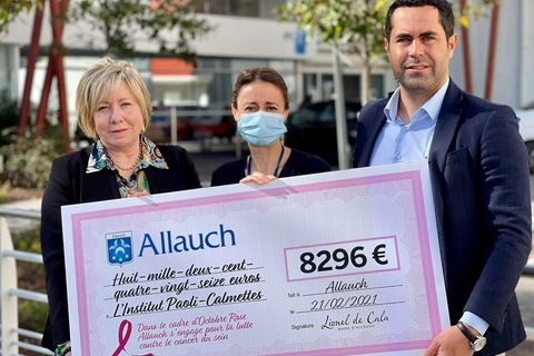 Lutte contre le cancer : remise des dons pour la recherche à l’Institut Paoli-Calmettes (IPC)