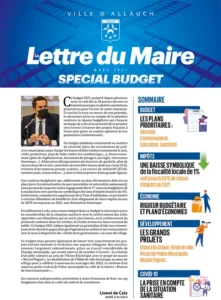 Lettre du Maire - Spéciale Budget 2021