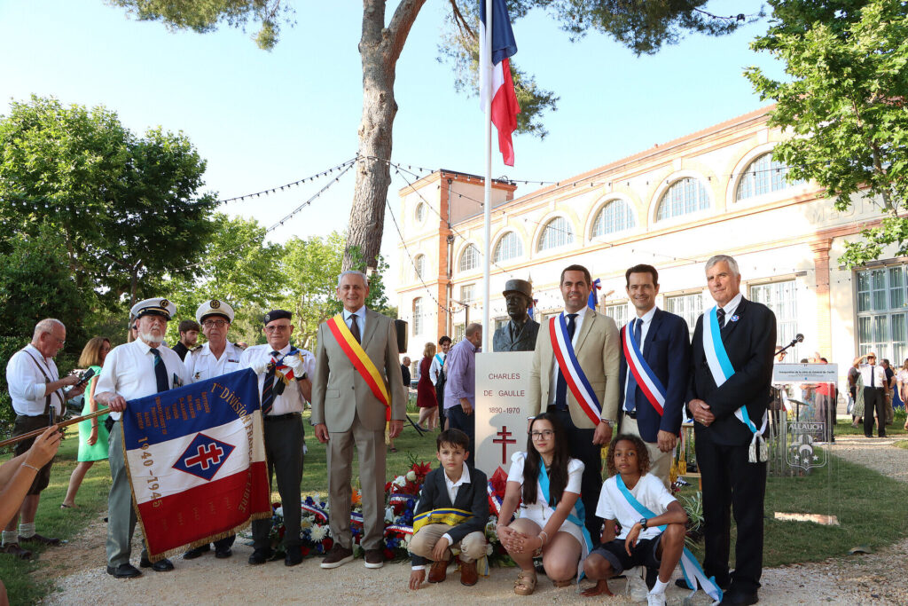 Stèle du Général de Gaulle inaugurée le 18 juin au Pôle culturel de l’Usine électrique