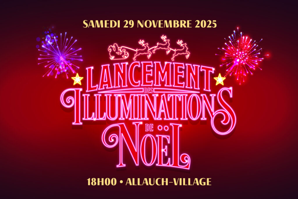 Lancement des illuminations et feu d’artifice le samedi 29 novembre en faveur du Téléthon