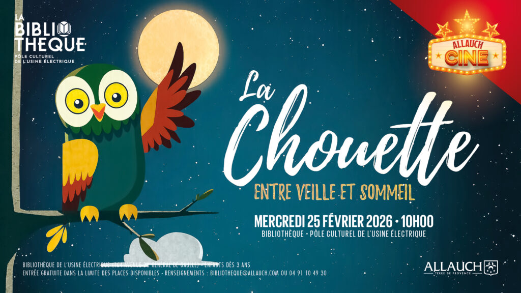 Pendant les vacances scolaires : la Bibliothèque municipale d'Allauch vous invite à 4 projections pour les enfants les mercredis 18 et 25 février (10h et 15h) !
