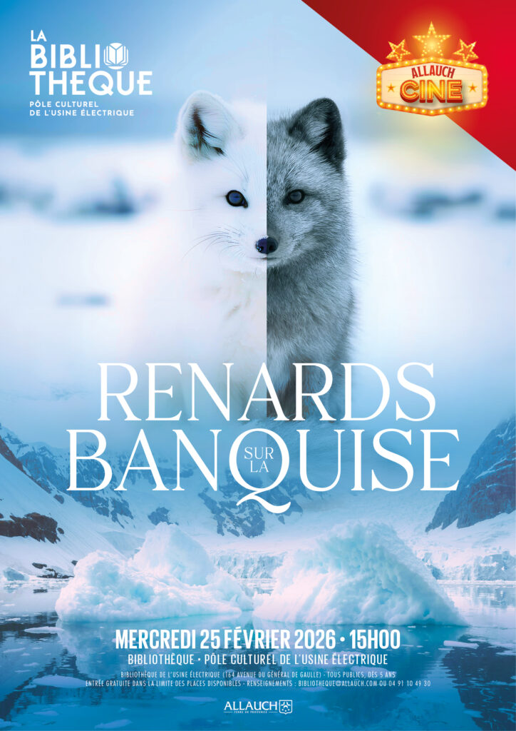 Pendant les vacances scolaires : la Bibliothèque municipale d'Allauch vous invite à 4 projections pour les enfants les mercredis 18 et 25 février (10h et 15h) !