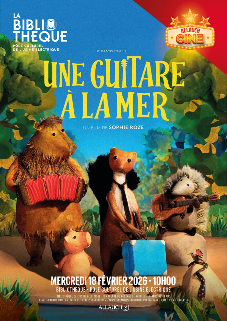 Pendant les vacances scolaires : la Bibliothèque municipale d'Allauch vous invite à 4 projections pour les enfants les mercredis 18 et 25 février (10h et 15h) !