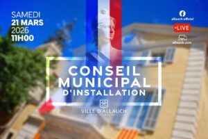 Suite aux élections municipales, le Conseil Municipal d’installation aura lieu ce samedi 21 mars, en extérieur et en public, sur la Place de l’Hôtel de Ville (11h).