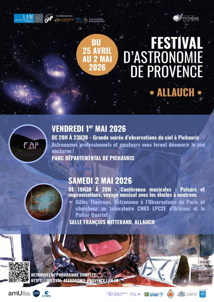 La tête dans les étoiles, Allauch vous donne rendez-vous les 1er et 2 mai pour la 4ᵉ édition du Festival d’astronomie de Provence