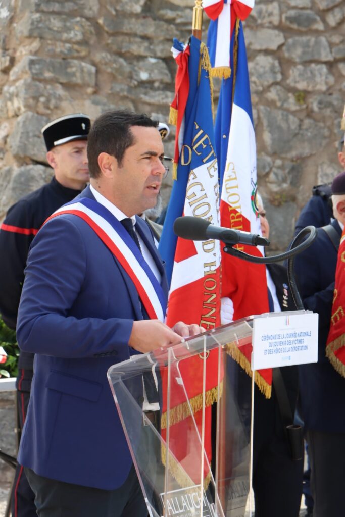 Allauch a commémoré, ce dimanche, la mémoire des victimes et des héros de la déportation