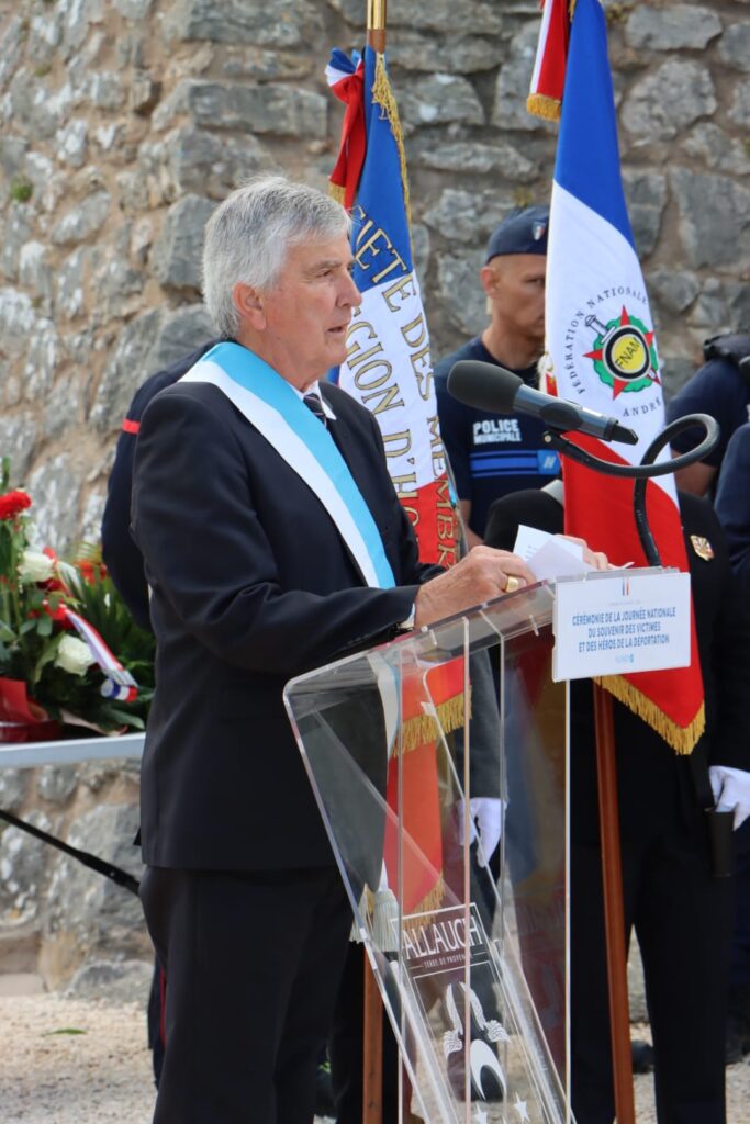 Allauch a commémoré, ce dimanche, la mémoire des victimes et des héros de la déportation