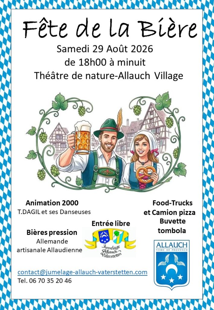 venez découvrir le folklore bavarois lors de la fête de la bière 2026 au théâtre de nature à allauch