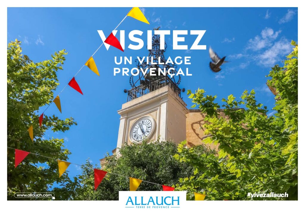 La Ville d’Allauch lance sa nouvelle campagne de promotion touristique pour faire rayonner l’authenticité provençale de notre territoire. Une campagne gratuite qui invite à découvrir ou redécouvrir un village où traditions, patrimoine et nature se vivent pleinement.
