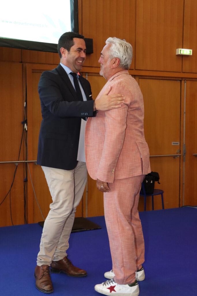 Michel de Santis, président de l’association « Bella Italia », distingué par la médaille d’Or de l’Ordre départemental des bénévoles.
