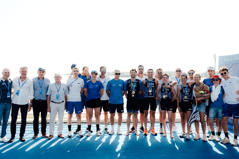 Nos Allaudiens ont du talent : vainqueur à Quiberon avec l’équipe de France mixte ce dimanche 21 juin, Yanis Seguin s’impose parmi les leaders du triathlon français !